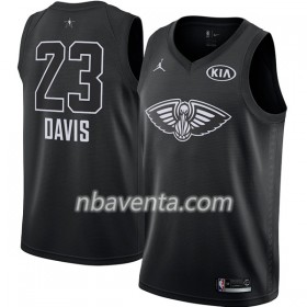Camiseta Hombre New Orleans Pelicans Anthony Davis 23 2018 All Star Jordan Brand Negro Swingman